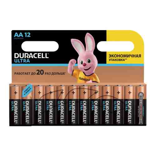 Батарейка Duracell UltraPower AA LR6 алкалиновая (12 штук) арт. 3358851