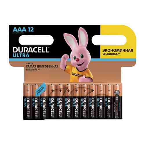 Батарейка Duracell UltraPower AAA LR03 алкалиновая (12 штук) арт. 3358852