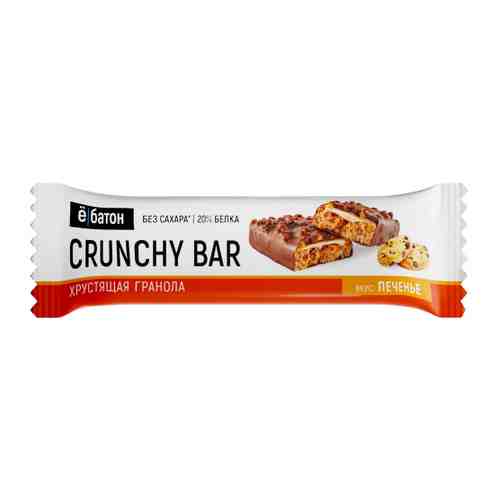 Батончик Ёбатон протеиновый Crunchy Bar вкус печенье 40 г арт. 3520750
