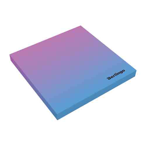 Блок для записей Berlingo Ultra Sticky Radiance самоклеящийся розовая/голубая 50 листов 75х75 мм арт. 3455351