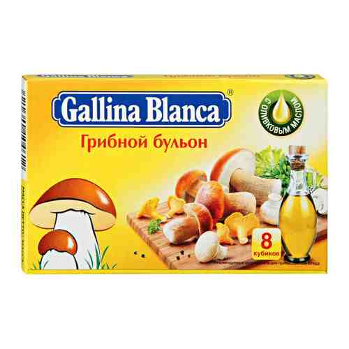 Бульон Gallina Blanca грибной 8 штук по 10 г арт. 3038581