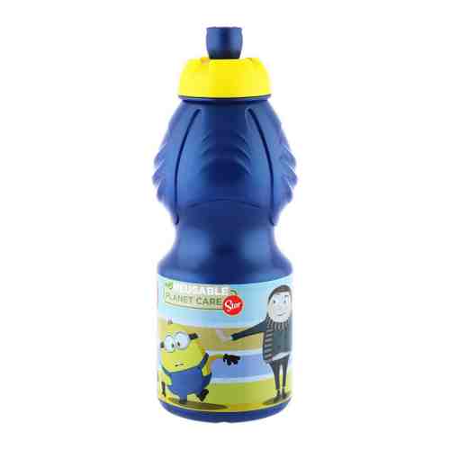 Бутылка для напитков детская Stor S.L. Миньоны 2 пластиковая спортивная 400 мл арт. 3425217