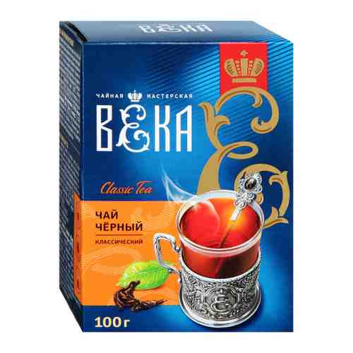 Чай Чайная мастерская ВЕКА черный крупнолистовой 100 г арт. 3503262