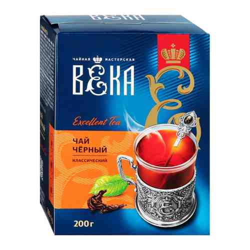 Чай Чайная мастерская ВЕКА черный крупнолистовой 200 г арт. 3503256