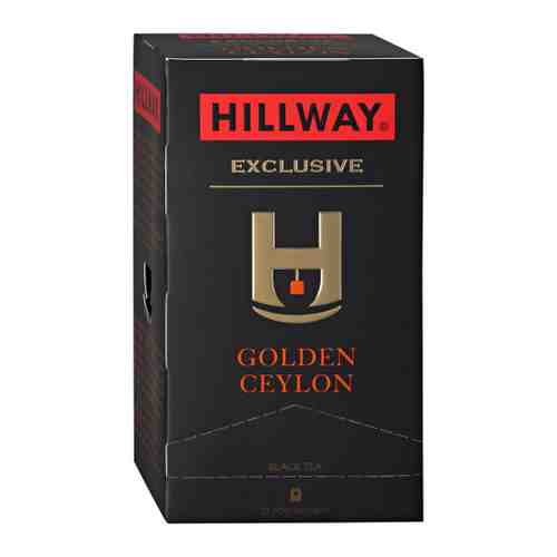 Чай Hillway Golden Ceylon черный 25 пакетиков по 2 г арт. 3381907