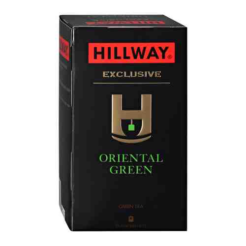 Чай Hillway Oriental Green зеленый 25 пакетиков по 2 г арт. 3381908