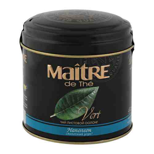 Чай Maitre de The Наполеон зеленый листовой с ароматом сливок 100 г арт. 3189525