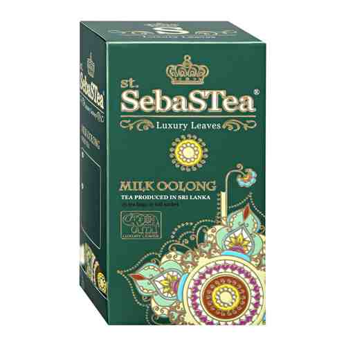 Чай SebasTea Молочный улун зеленый 25 пакетиков по 2 г арт. 3450058