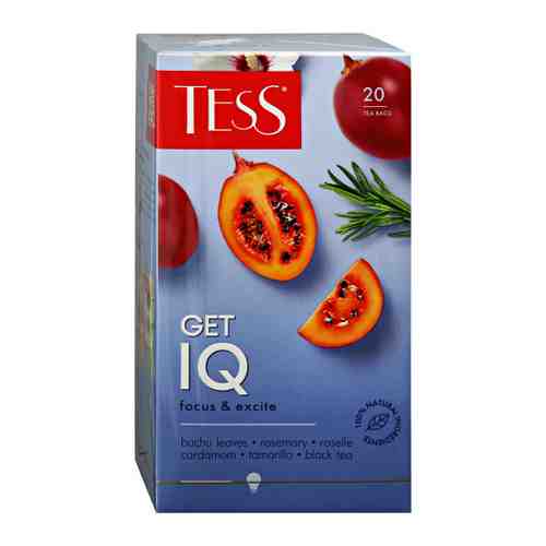 Чай Tess Гет Айкью черный 20 пакетиков по 1.5 г арт. 3451441