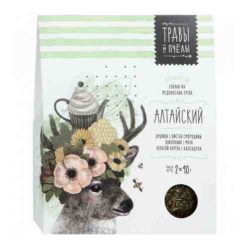 Чай Травы и пчелы Алтайский травяной листовой 80 г арт. 3325904