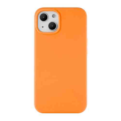 Чехол uBear Touch Сase для iPhone 13 Liquid silicone оранжевый арт. 3515424