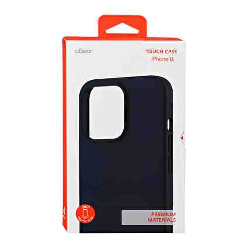 Чехол uBear Touch Сase для iPhone 13 Liquid silicone синий арт. 3515437