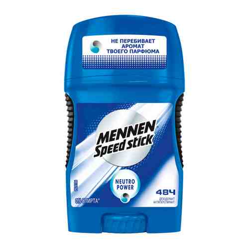 Дезодорант-антиперспирант Mennen Speed stick Neutro Power для мужчин твердый 50 г арт. 3231332