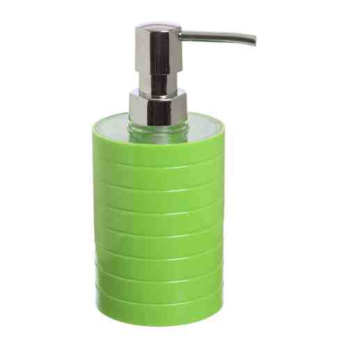 Дозатор для жидкого мыла Vanstore Linea зеленый 7.5х7.5х16.5 см арт. 3425127