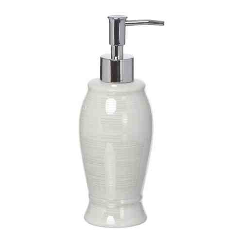 Дозатор для жидкого мыла Vanstore Pearl керамика перламутр 6.7x6.7x20.см арт. 3387358