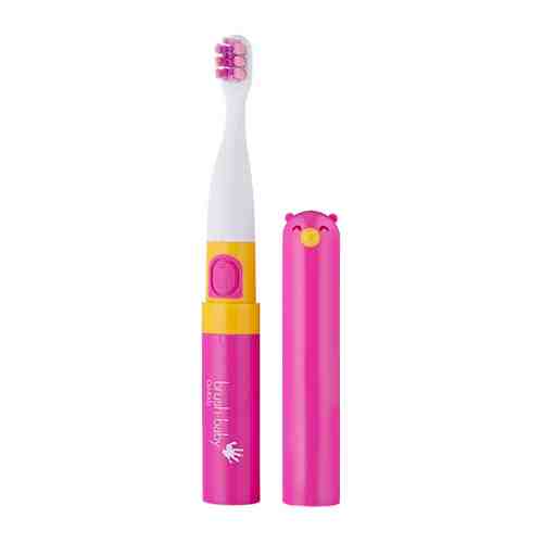 Электрическая зубная щетка детская Brush Baby Go-Kidz розовая с 3 лет арт. 3508809