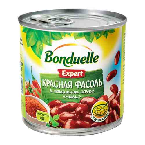 Фасоль Bonduelle Expert красная в томатном соусе чили 400 г арт. 3347807