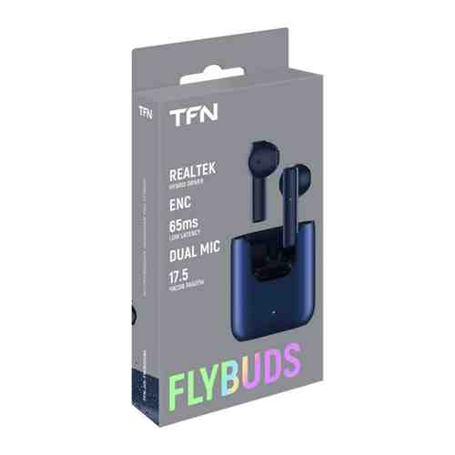 Гарнитура TFN беспроводная Flybuds blue арт. 3516164
