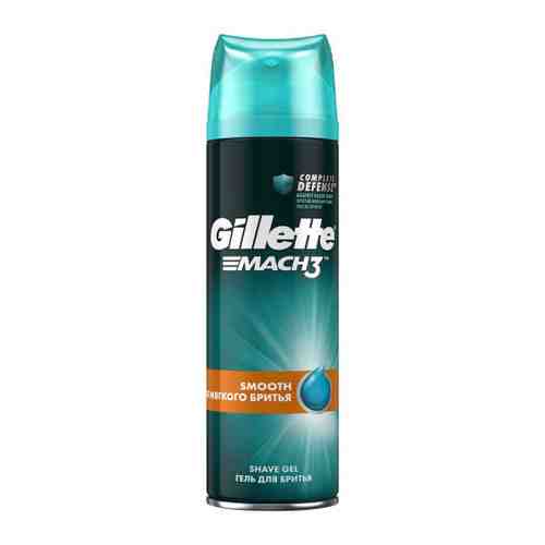 Гель для бритья Gillette Mach3 Close & Smooth 200 мл арт. 3354450
