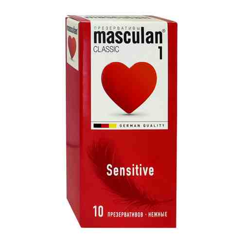 Презервативы Masculan 1 Classic нежные 10 штук арт. 3483439