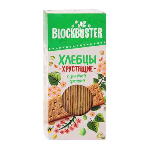Хлебцы Blockbuster хрустящие с зеленой гречкой 130 г арт. 3482537