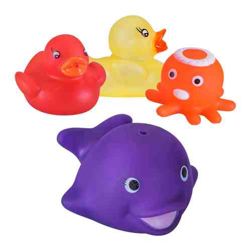 Игрушка для купания Курносики Веселое купание меняющие цвет (4 штуки) арт. 3368716