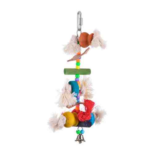 Игрушка Happy Bird Блю Ханг разноцветная для птиц 12х5.5х23 см арт. 3443921