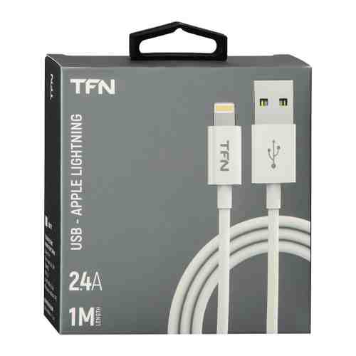 Кабель TFN 8pin Lightning для iPhone TPE 1 м белый арт. 3475114