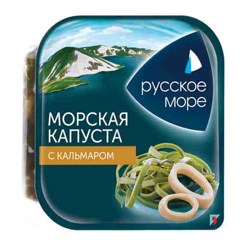 Капуста морская Русское море с кальмаром 200 г арт. 3168092