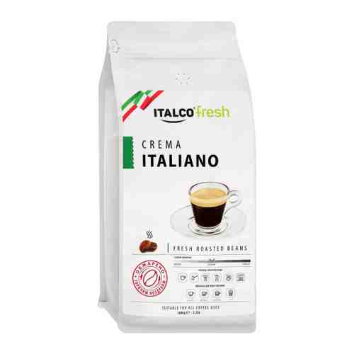 Кофе Italco Crema Italiano в зернах 1 кг арт. 3481166