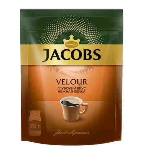 Кофе Jacobs Monarch Velour растворимый порошкообразный 70 г арт. 3414976