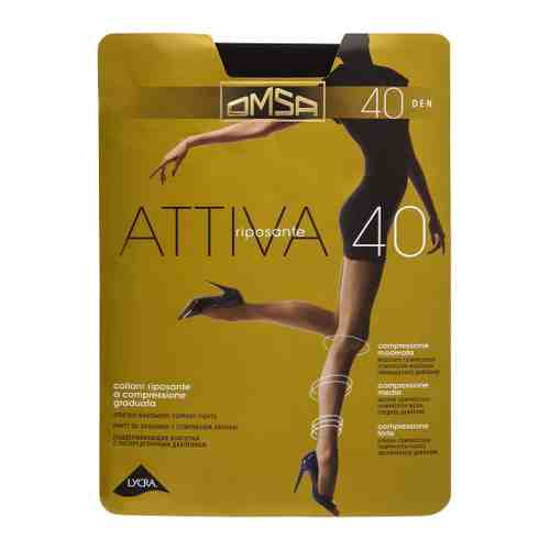 Колготки Omsa Attiva Fumo размер 2-S 40 den арт. 3192169