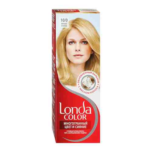 Крем-краска для волос Londa Color стойкая оттенок 10/0 Яркий блонд арт. 3521433