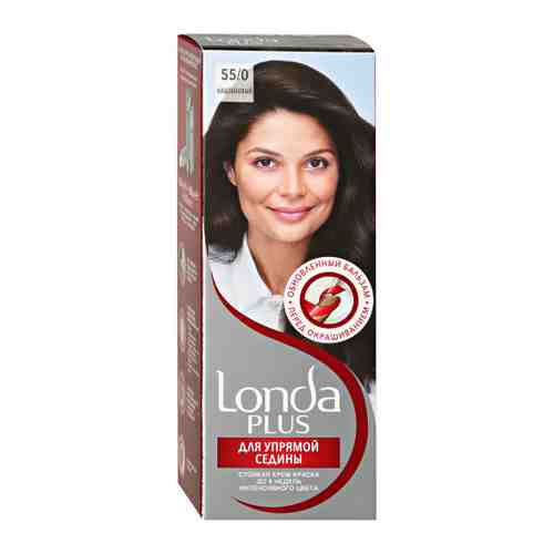 Крем-краска для волос Londa Londa Plus стойкая оттенок 55.0 каштановый 110 мл арт. 3430041