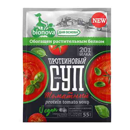 Крем-суп Bionova протеиновый томатный 20 г арт. 3409407