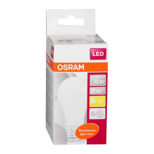 Лампа Osram груша Led Е27 8.5W 2700K арт. 3375038