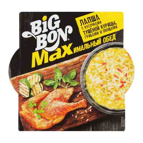 Лапша Big Bon Готовый обед с курицей быстрого приготовления 110 г арт. 3391129