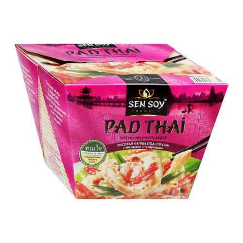 Лапша Sen Soy рисовая под соусом Pad Thai Премиум 125 г арт. 3381706