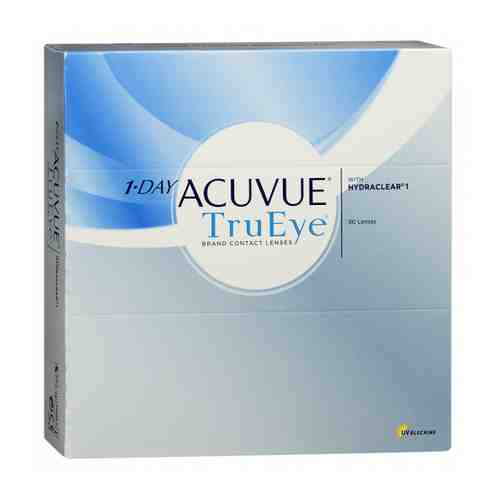 Линзы мягкие контактные 1-Day Acuvue TruEye R:=8.5; D:=-2.25 (блистер 90 штук) арт. 3254353