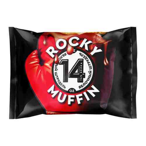Маффин Mr.Djemius ZERO протеиновый низкоуглеводный Rocky Muffin Яблочный штрудель без сахара 55 г арт. 3521056
