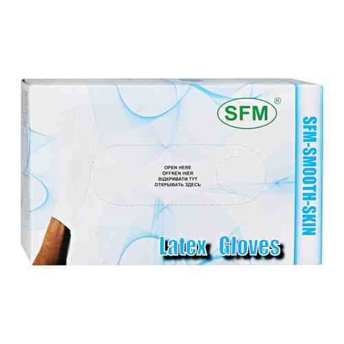 Перчатки SFM смотровые нестерильные размер М (100 штук) арт. 3216935