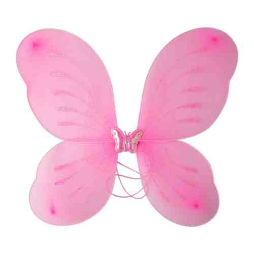 Крылья маскарадные Magic Time бабочки розовые 48х38 см арт. 3503470