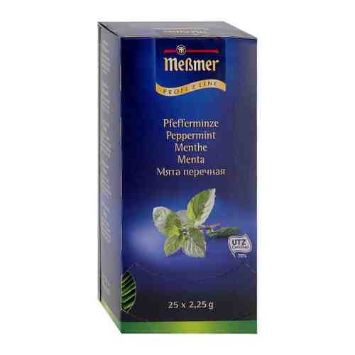 Напиток Messmer Pfefferminze чайный Мята перечная 25 пакетиков по 2.25 г арт. 3313044
