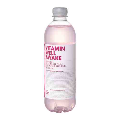 Напиток витаминизированный Vitamin Well Awake Малина негазированный 0.5 л арт. 3384535