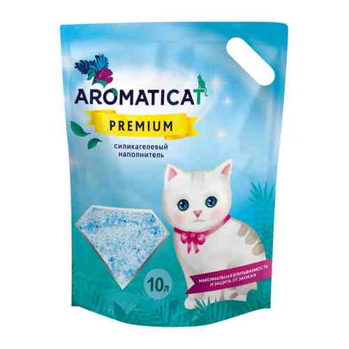 Наполнитель AromatiCat Premium силикагелевый для кошачьего туалета 10 л арт. 3404525