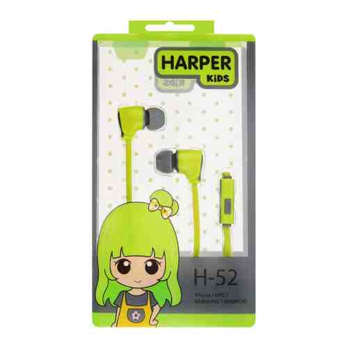Наушники Harper Kids H-52 green арт. 3505106