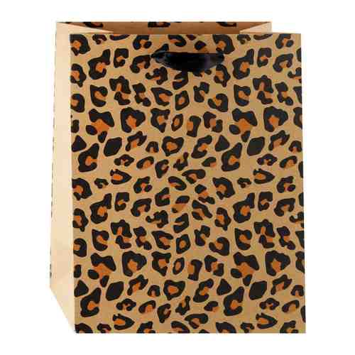 Пакет подарочный бумажный Meshu Leopard style крафт 180х230х100 мм арт. 3454538