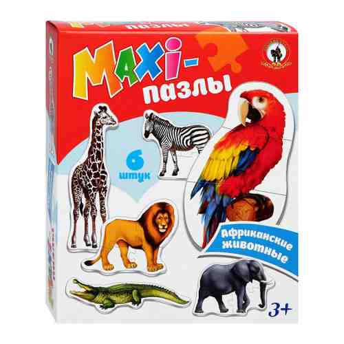 Пазл макси Русский стиль Африканские животные (6 деталей) арт. 3499662