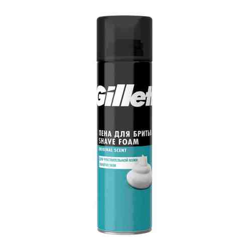 Пена для бритья Gillette Sensitive Skin для чувствительной кожи 200 мл арт. 3354452