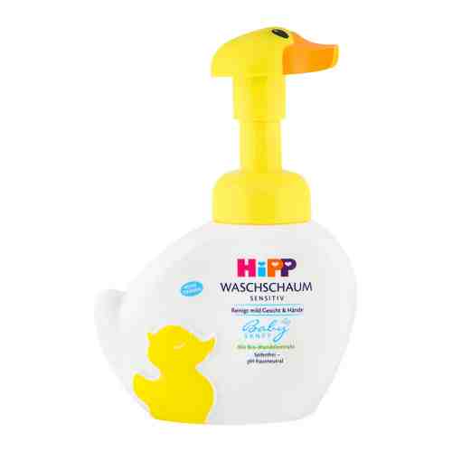 Пенка для лица и рук детская Hipp Babysanft Уточка для чувствительной кожи с дозатором 250 мл арт. 3426318